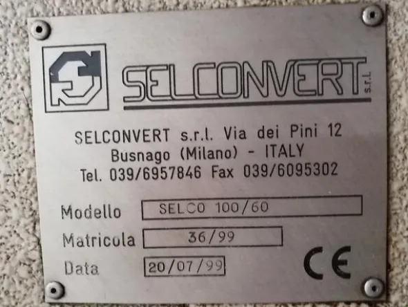 3#4325 Taglierina ribobinatrice Selconvert