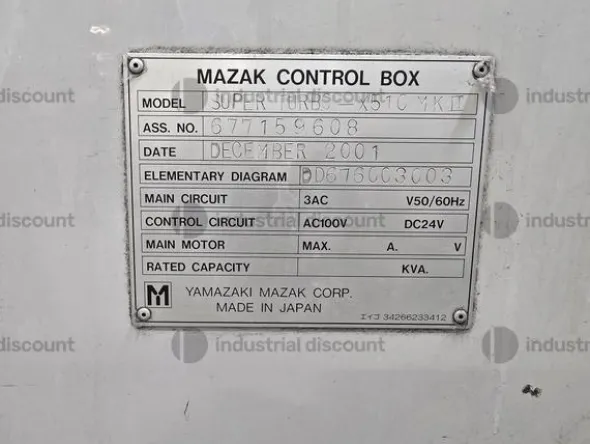1#9822 Taglio laser Mazak Super turbo x510 MKI