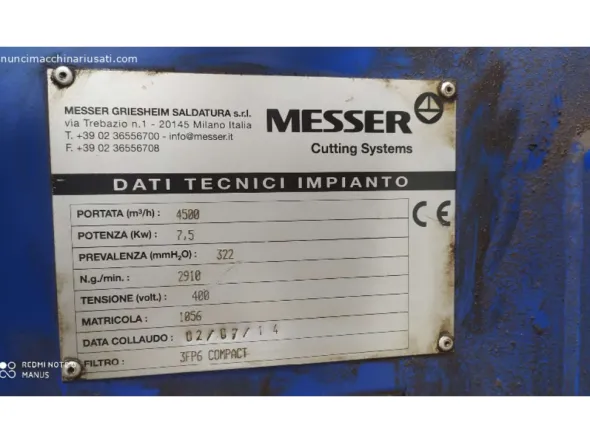 TAGLIO PLASMA Messer Metal Master 4020 + Hi Focus 161 i