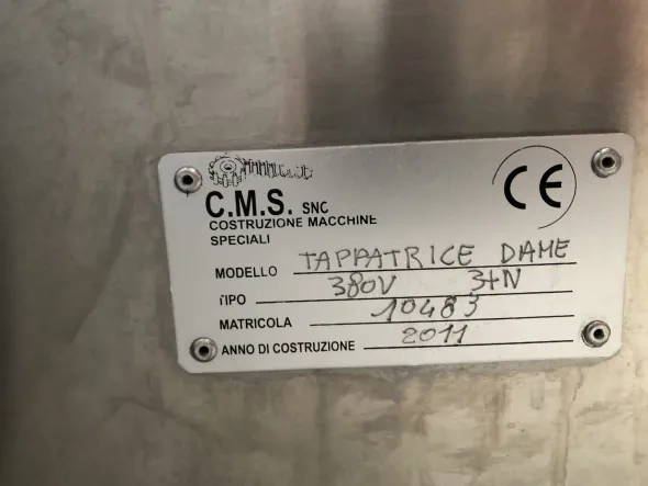 Tappatrice per dame vetro 3 e 5 litri