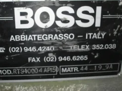 TAVOLA ROTANTE BOSSI