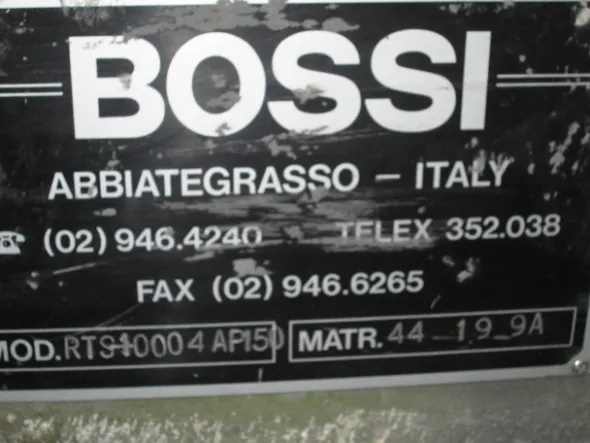 TAVOLA ROTANTE BOSSI