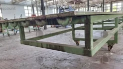 31#9601 Tavoli su ruote con piano in metallo