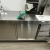 9#8315 Tavolo acciaio inox armadiato