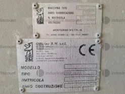 10#10158 Telaio tagliablocchi 100 lame BM