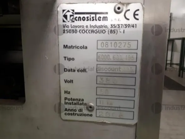 1#10033 Termoformatrice Tecnosistem MIX 6000