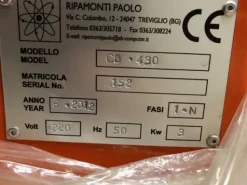Termosaldatrice ciclo continuo