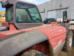 1#7975 Terna gommata Palazzani e Sollevatore con forche Manitou