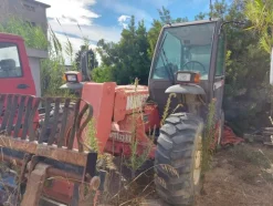 1#7975 Terna gommata Palazzani e Sollevatore con forche Manitou