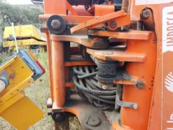 1#7975 Terna gommata Palazzani e Sollevatore con forche Manitou