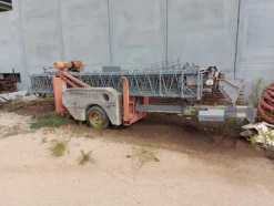 1#7975 Terna gommata Palazzani e Sollevatore con forche Manitou