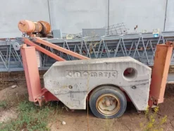 1#7975 Terna gommata Palazzani e Sollevatore con forche Manitou