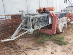 1#7975 Terna gommata Palazzani e Sollevatore con forche Manitou