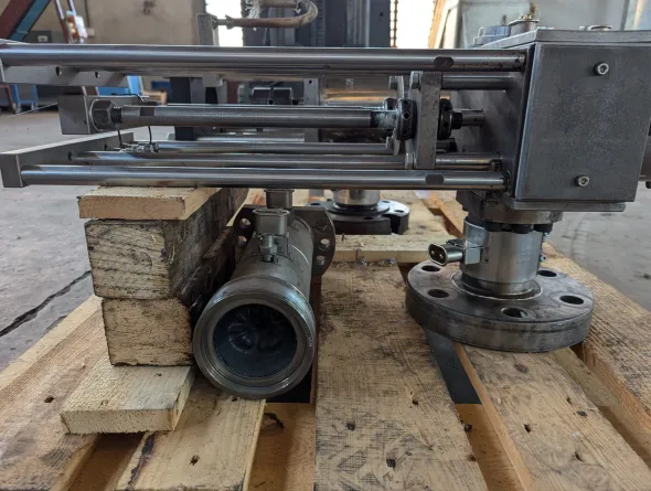 TESTA DOPPIA PER SOFFIATRICE INTERASSE 150
