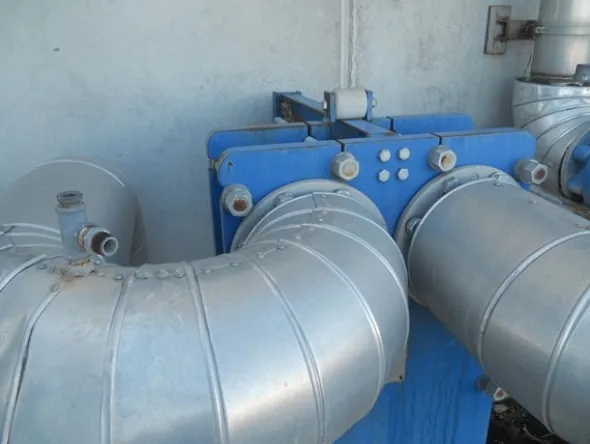 7#4851 Torre di raffreddamento Thermac e cavi elettrici