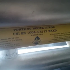 Trabattello EN UNI 1004 Luxor STP Assago 10 metri