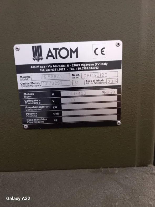 Trancia a ponte ATOM HS588
