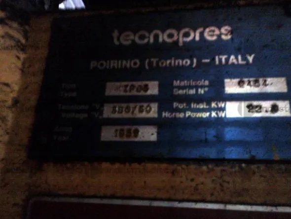 2#9648 Trancia Tecnopres