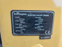 3#8398 Transpallet elettrico