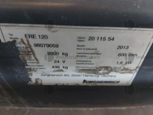 8#9470 Transpallet elettrico JungheinrichEre 120