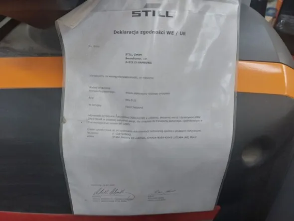 2#8371 Transpallet elettrico STILL