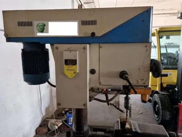 19#7057 Trapano a colonna ACM New Drill e sega a nastro Basic
