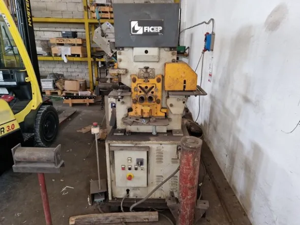 19#7057 Trapano a colonna ACM New Drill e sega a nastro Basic