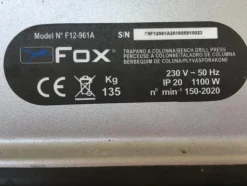 4#4022 Trapano a colonna Fox