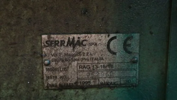 43#5049 Trapano a colonna Serrmac e mandrino