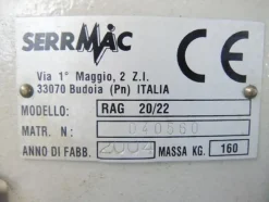 50#3232 Trapano a colonna Serrmac RAG 20/22