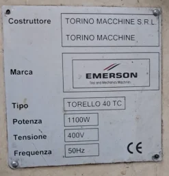 TRAPANO FRESA EMERSONMOD 40 TC