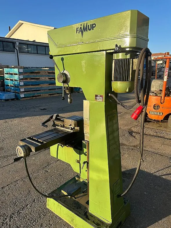 Trapano fresa Famup TCS PU DA con tavola a croce