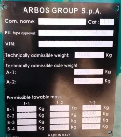 1#8048 Trattore agricolo Arbos P5130
