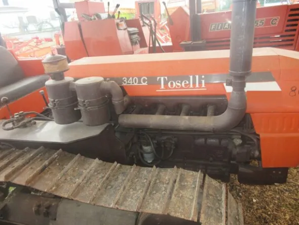 87#7078 Trattore agricolo cingolato Toselli