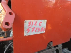 52#7078 Trattore agricolo cingolato Fiat 312 C