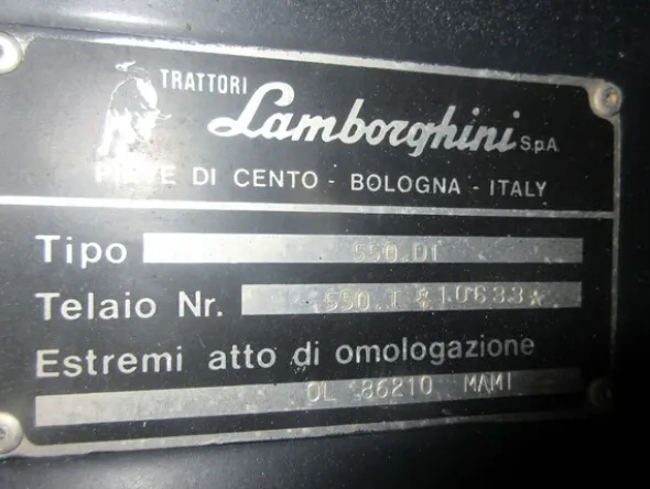 39#7078 Trattore agricolo Lamborghini
