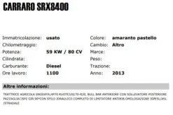 8#4423 Trattore Carraro SRX8400