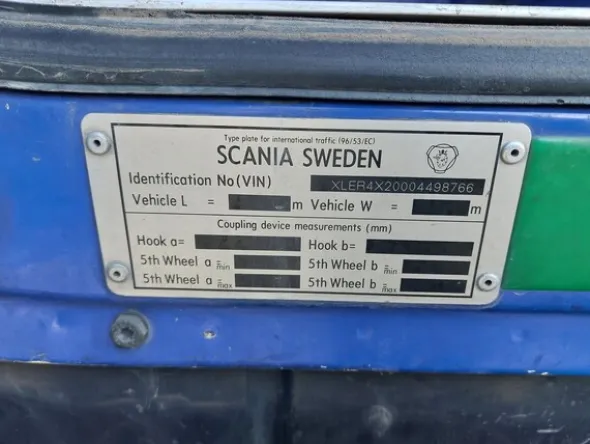 11#8177 Trattore stradale Scania e Semirimorchio isotermico