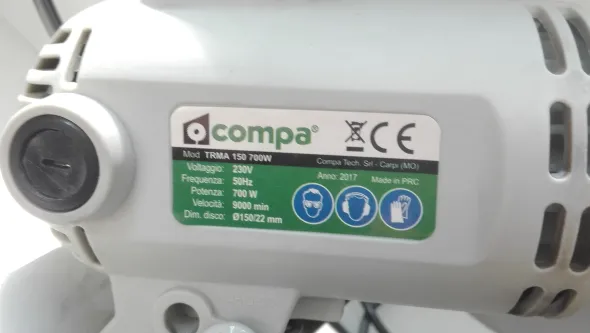 troncatrice alluminio portatile compa modello trama 150