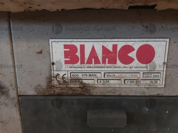 12#7632 Troncatrice Bianco 270 Man