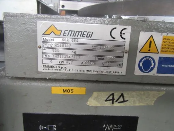 11#4504 Troncatrice Emmegi SCA450