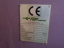 2#4375 Troncatrice Fom Industrie doppia testa