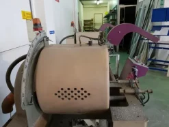 2#4375 Troncatrice Fom Industrie doppia testa