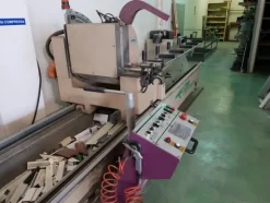 2#4375 Troncatrice Fom Industrie doppia testa