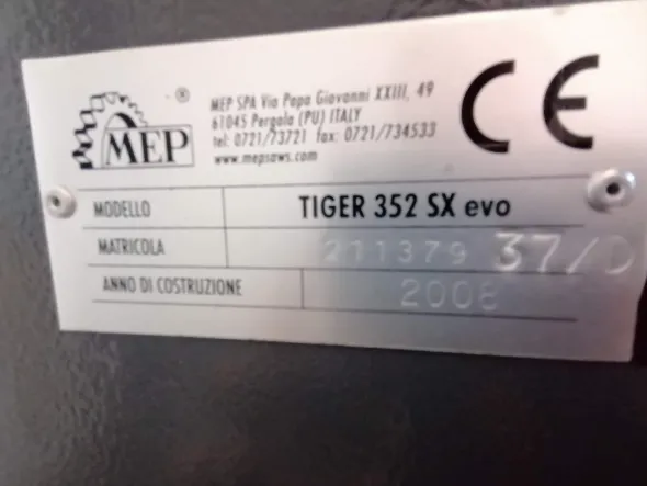 Troncatrice MEP Tiger 352sx