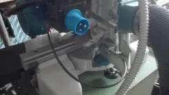 troncatrice omga con banco aspirante