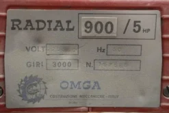 82#3995 Troncatrice Omga radiale