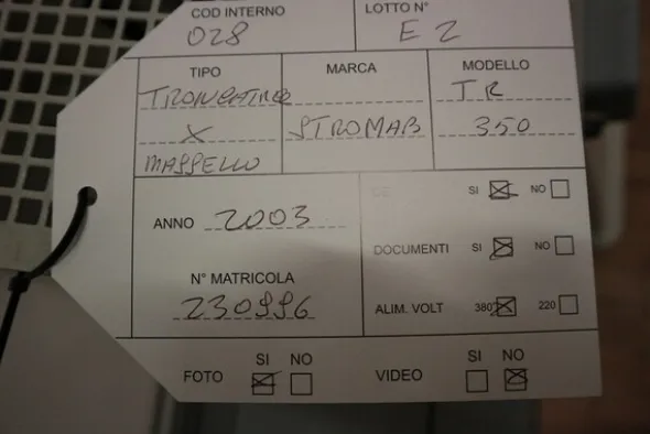 214#6560 Troncatrice Stromab
