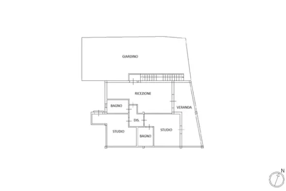 #25786 Ufficio con box auto e posto auto