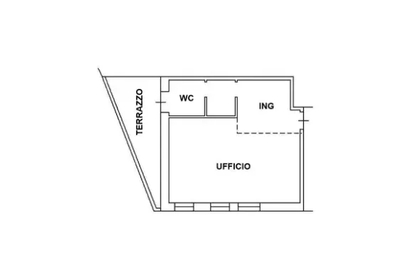 #25367 Vano ufficio al piano primo (sub 34) e servizi